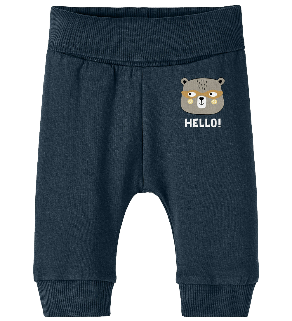 Name It Sweatsæt - NbmVonne - Dark Sapphire/Hello