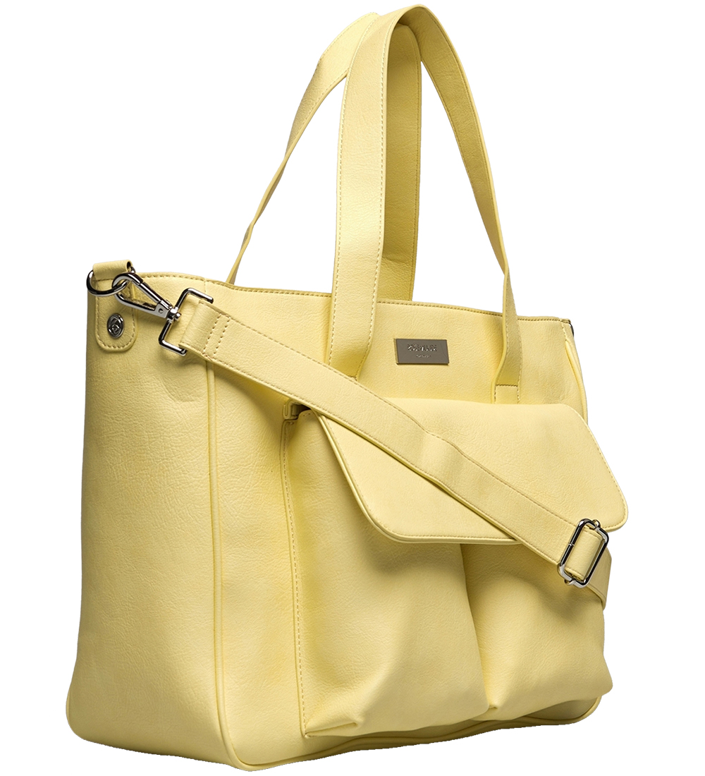 Rosemunde Shopper - Working - Vegan - Pastel Yellow/Silver