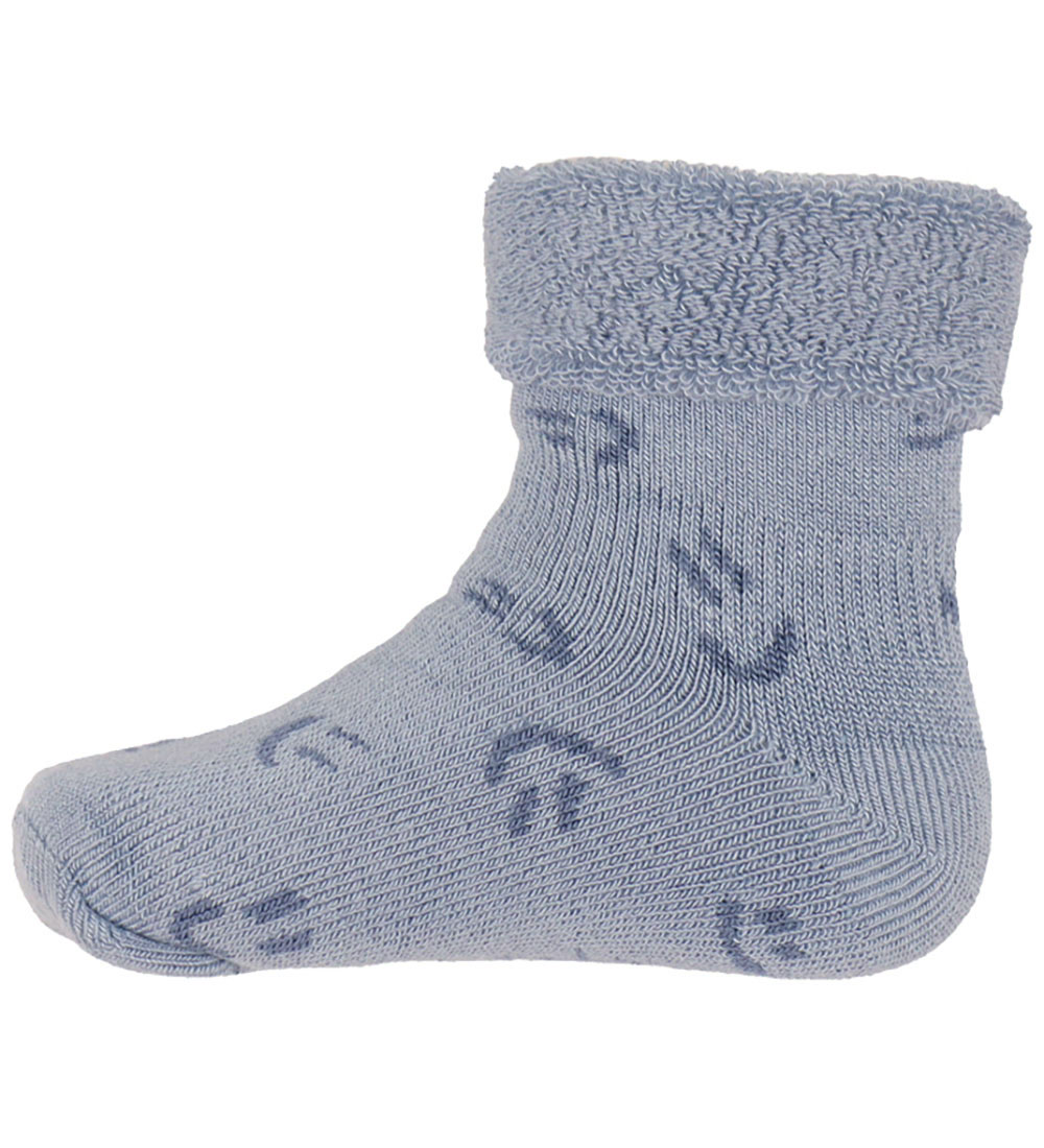 Molo Strømper - Bambus - 2-pak - Nodda - Dusty Blue
