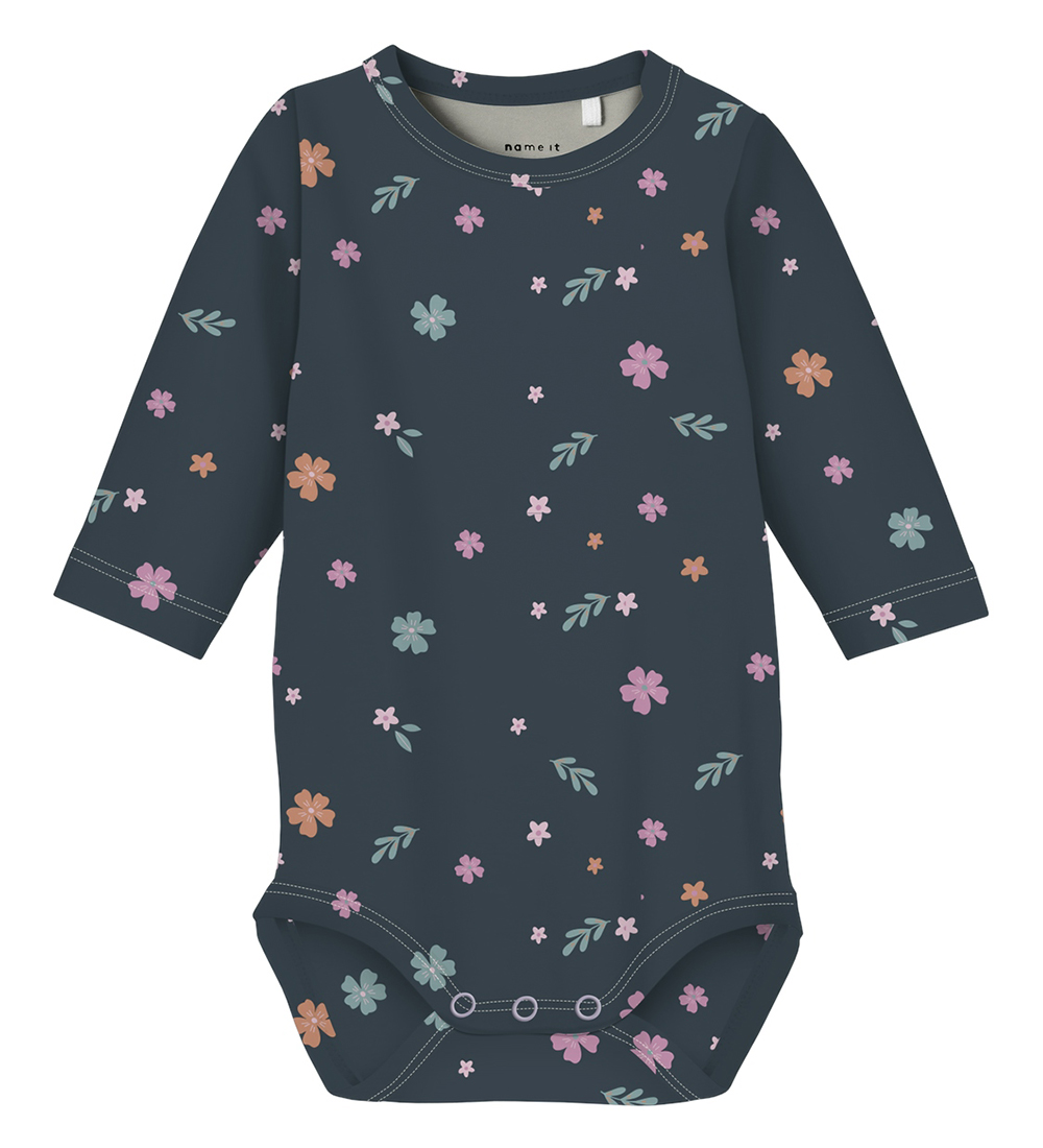 Name It Body l/æ - NbfVandora - Dark Sapphire/Small Flower