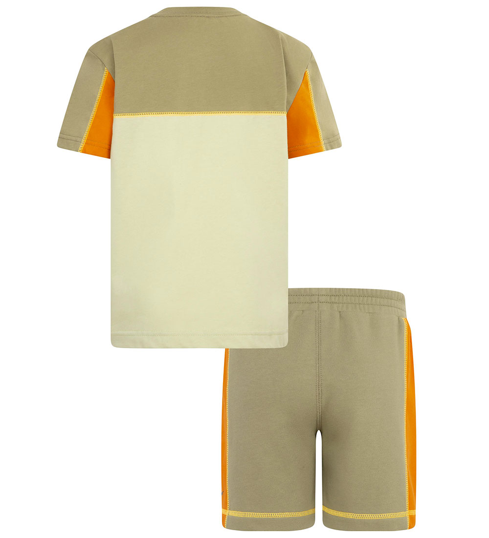 Nike Shortssæt - Shorts/T-shirt - Neutral Olive