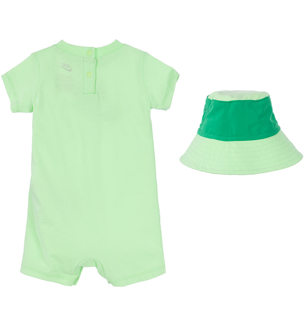 Nike Sæt - Sommerdragt/Bøllehat - Vapor Green