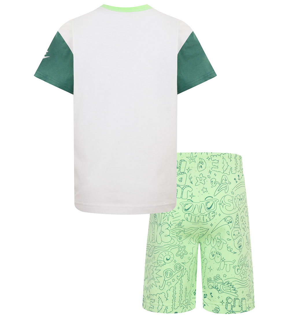 Nike Shortssæt - Shorts/T-shirt - Vapor Green