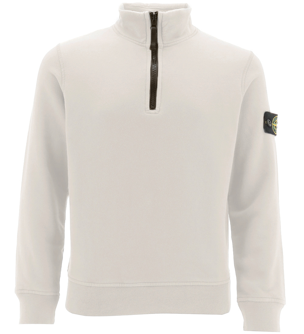 Stone Island Sweatshirt m. Lynlås - Plaster