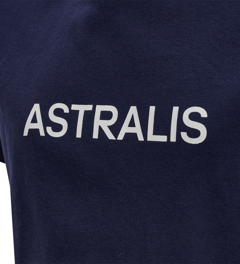 Hummel T-shirt - Astralis 21/22 - Marine m. Print