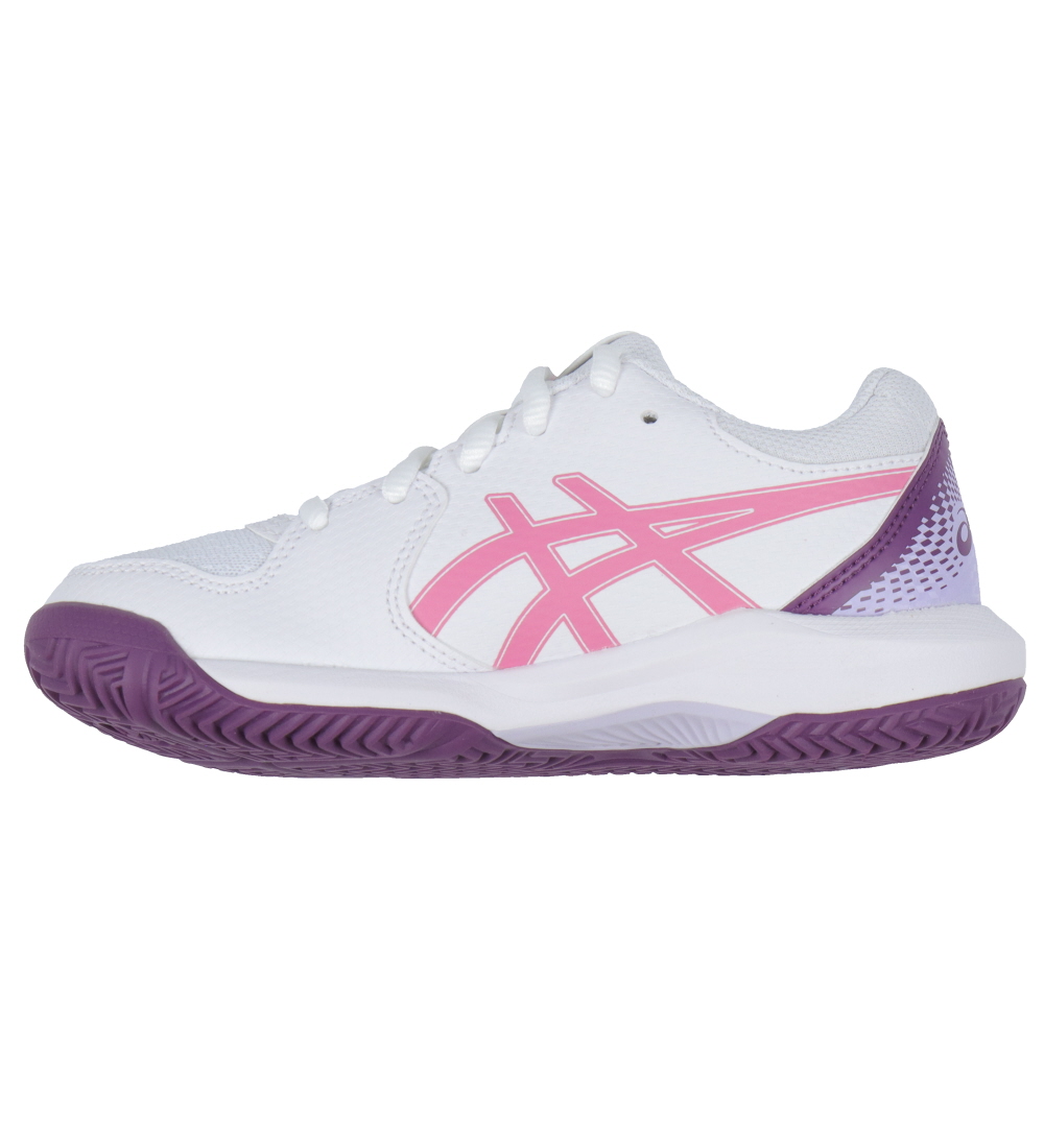 Asics Sko - Gel-Dedicate 8 Padel GS - Hvid/Dragon Fruit