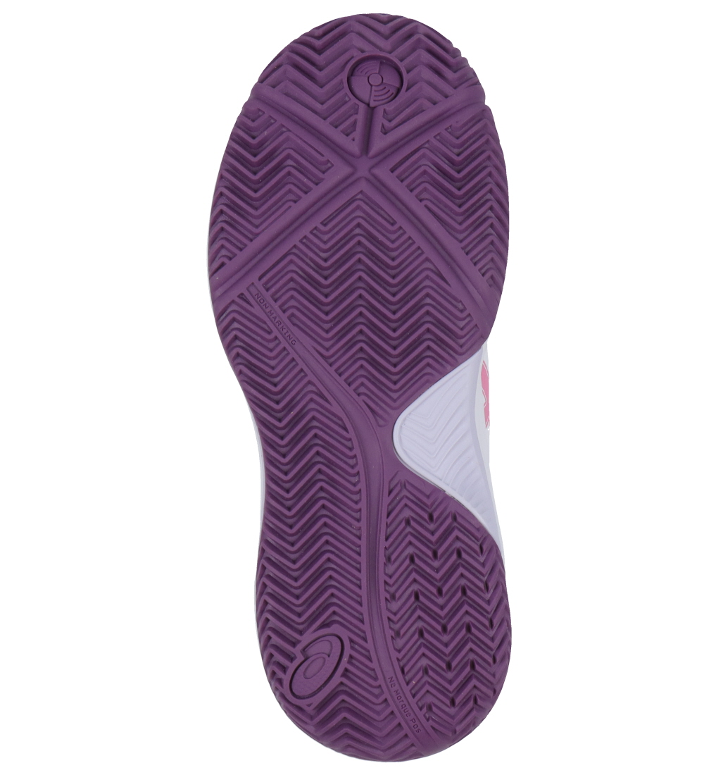 Asics Sko - Gel-Dedicate 8 Padel GS - Hvid/Dragon Fruit