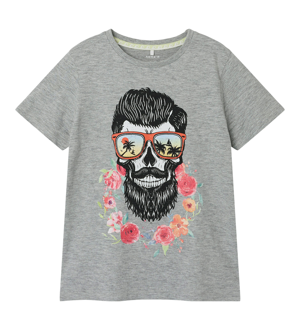 Name It T-shirt - NkmPfashion - Grey Melange