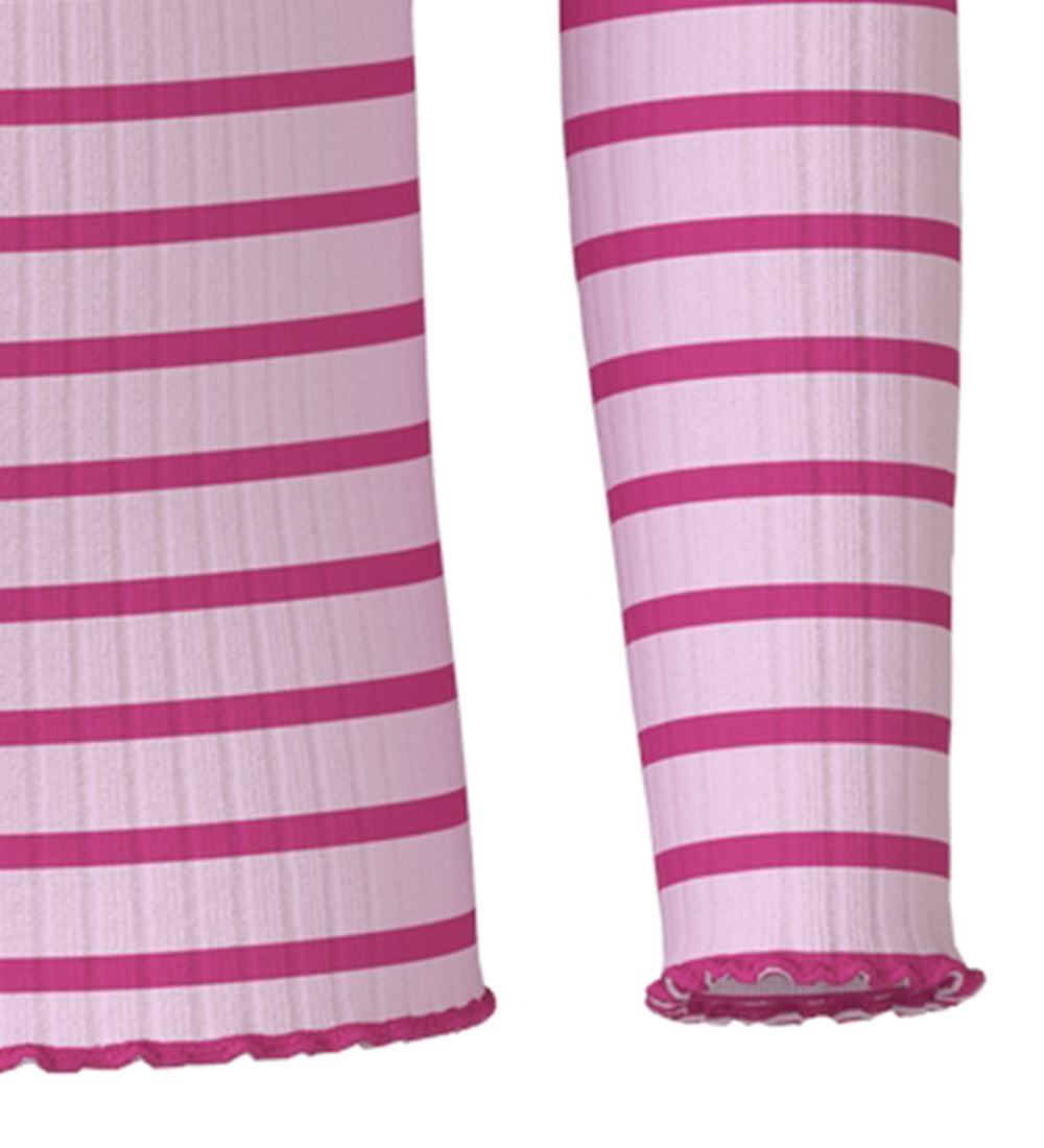 Name It Bluse - Rib - NmfVemma - Festival Bloom/Raspberry Rose