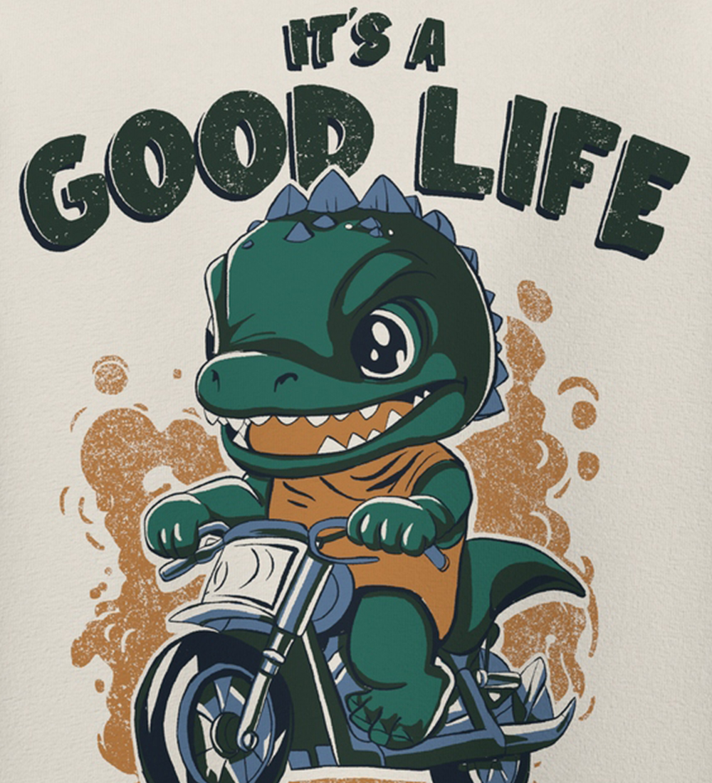 Name It Bluse - NmmVux - Jet Stream/Its A Good Life