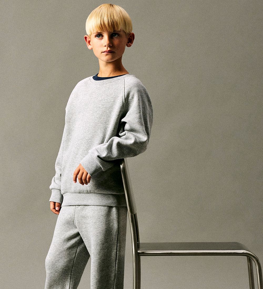 Name It Sweatshirt - NkmOhans - Grey Melange