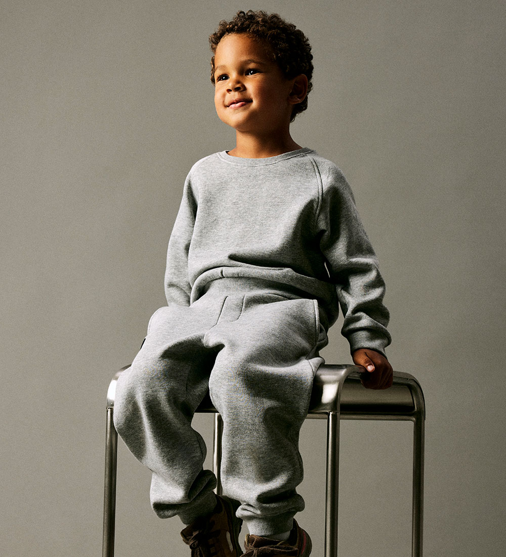 Name It Sweatshirt - NmmOhans - Grey Melange