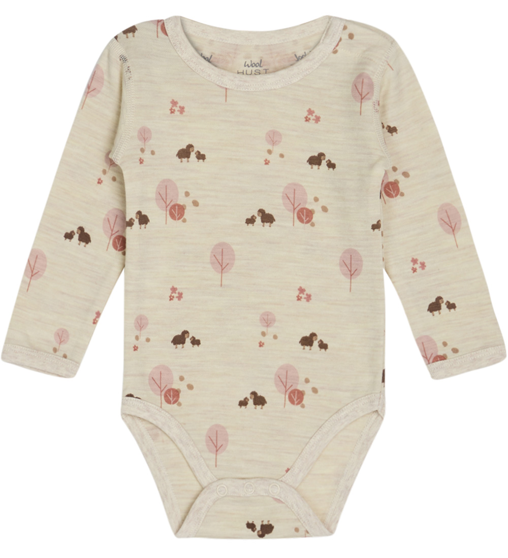 Hust and Claire Body l/æ - Uld - Bo - Wheat Melange