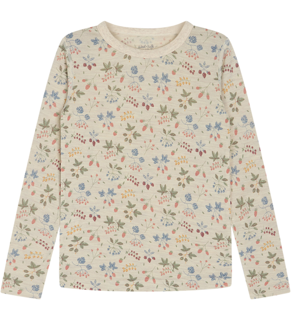 Hust and Claire Bluse - Uld/Silke - Allie - Wheat Melange
