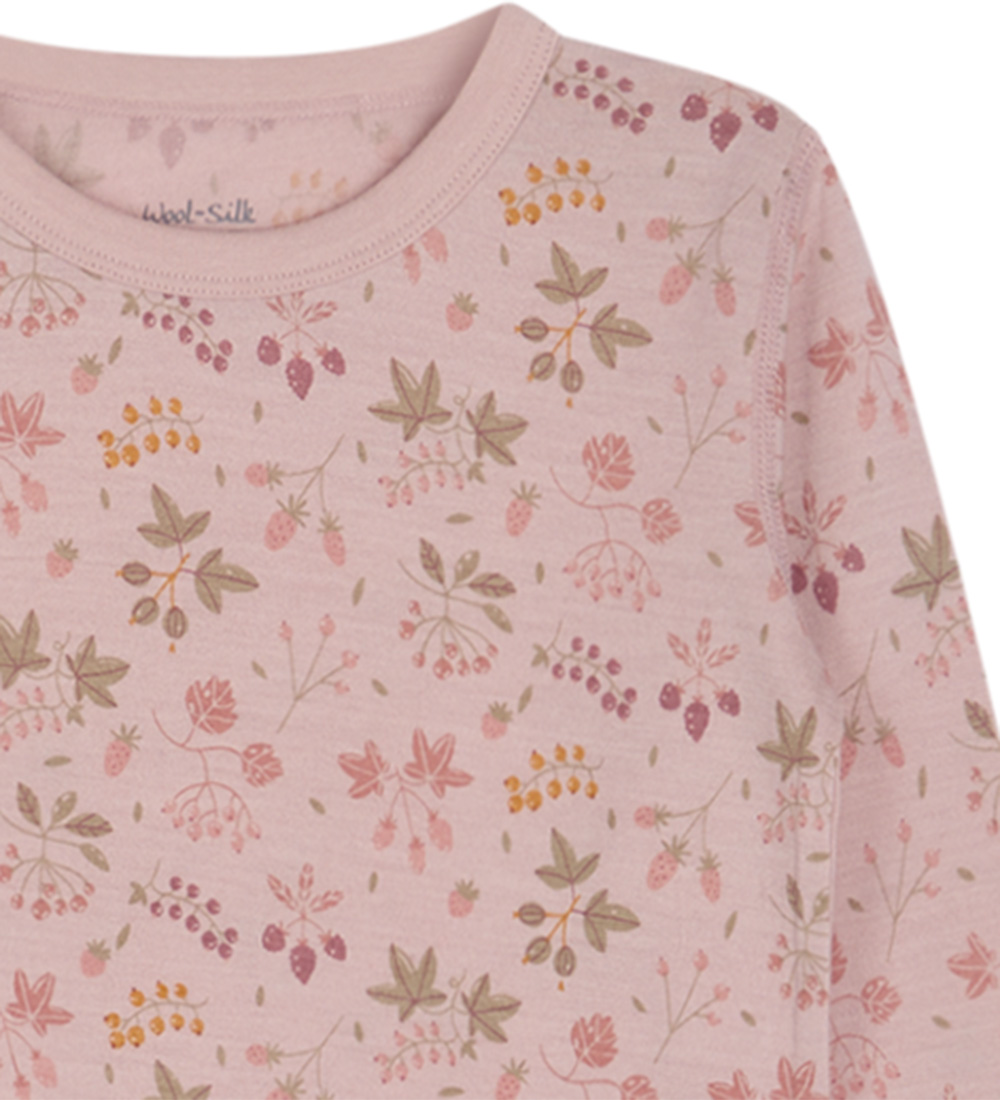 Hust and Claire Bluse - Uld/Silke - Allie - Shade Rose