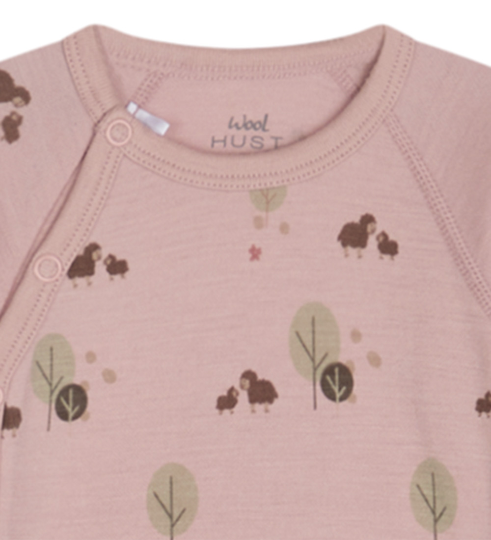 Hust and Claire Slå-om Body l/æ - Uld - Bia - Shade Rose