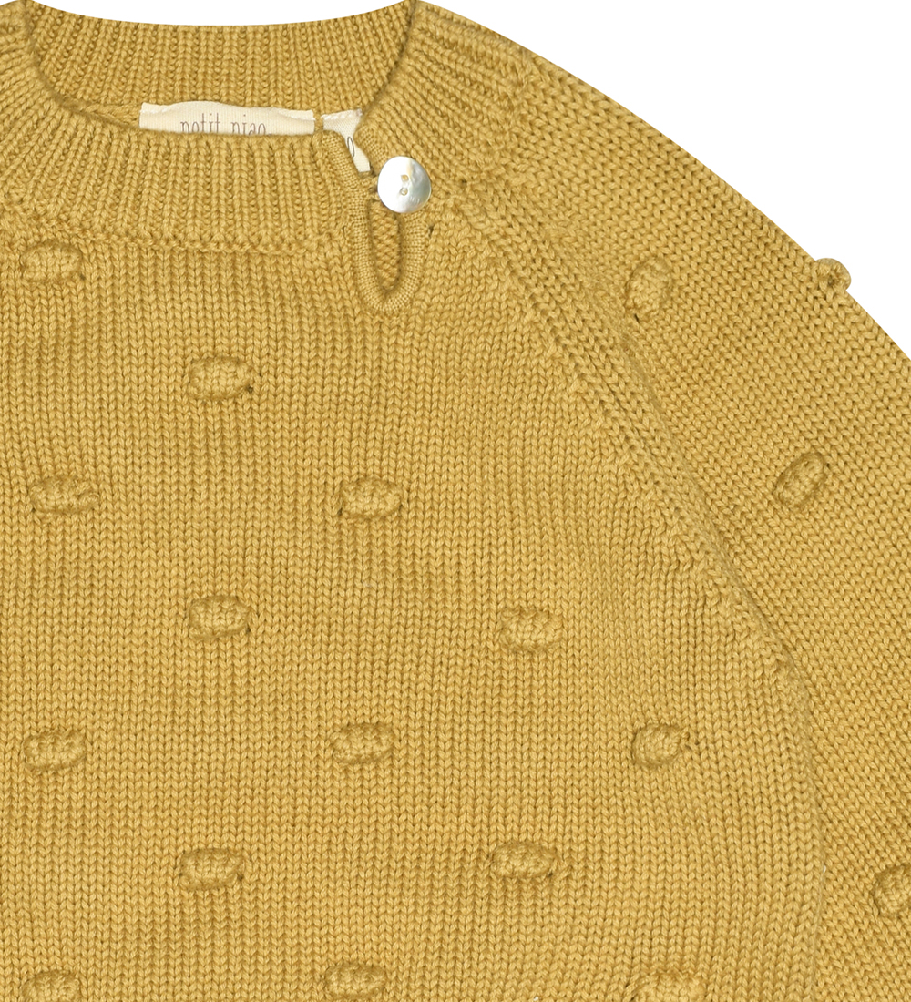 Petit Piao Bluse - Strik - Khaki Green