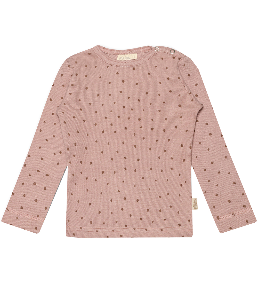 Petit Piao Bluse - Rib - Modal - Rose Fawn