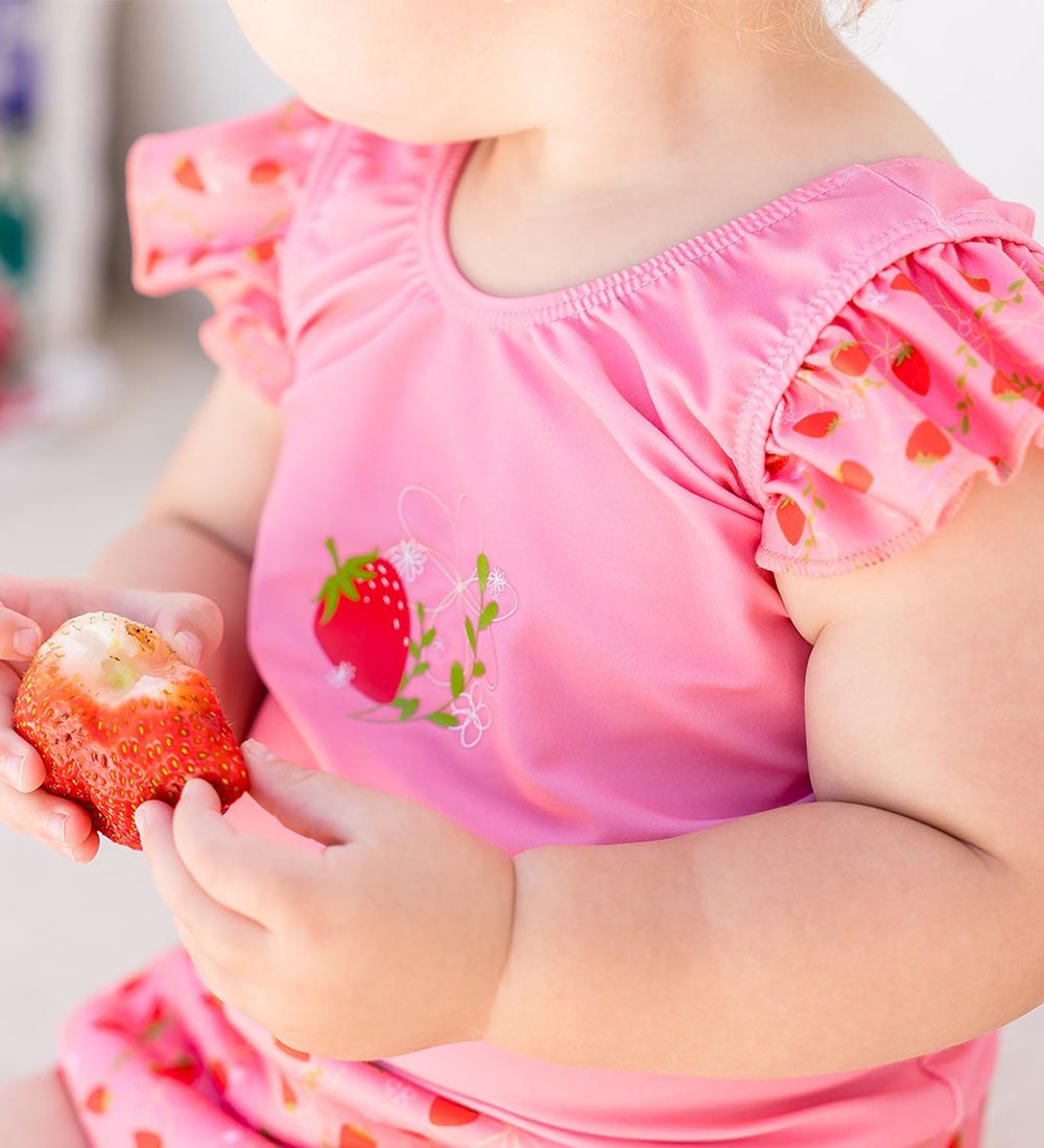Splash About Blebadedragt - Happy Nappy Costume - Strawberry Fie
