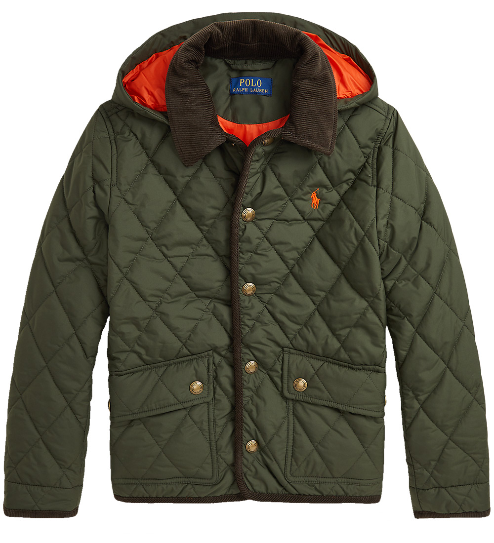 Polo Ralph Lauren Termojakke - Armygrøn/Brun