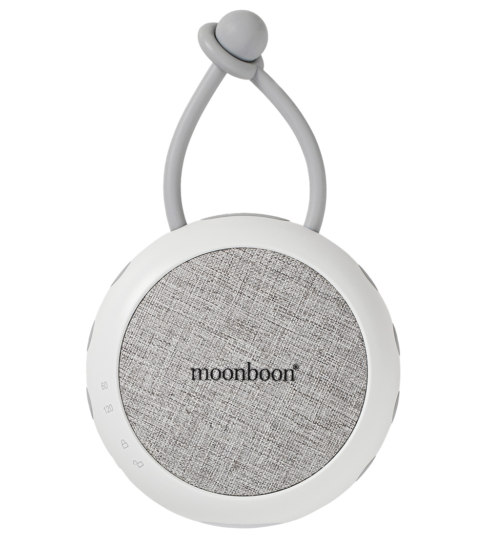 Moonboon White Noise Speaker m. Lyd/Lys - White Cream