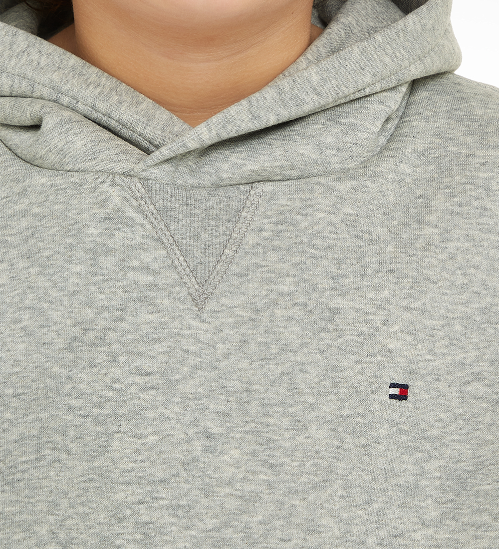 Tommy Hilfiger Hættetrøje - Timeless - Light Grey Heather