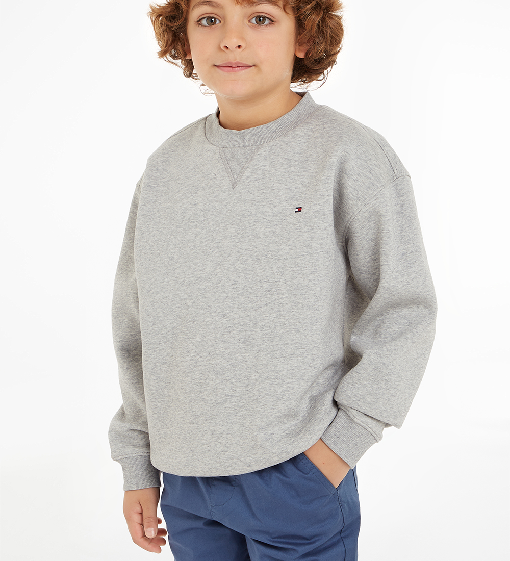 Tommy Hilfiger Sweatshirt - Timeless - Light Grey Heather