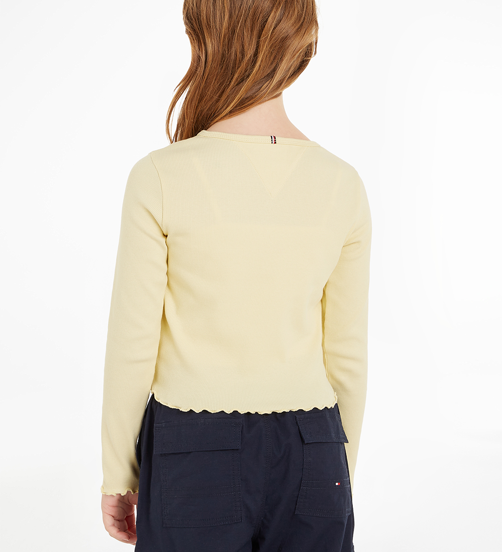 Tommy Hilfiger Bluse - Rib - Lemon Zest