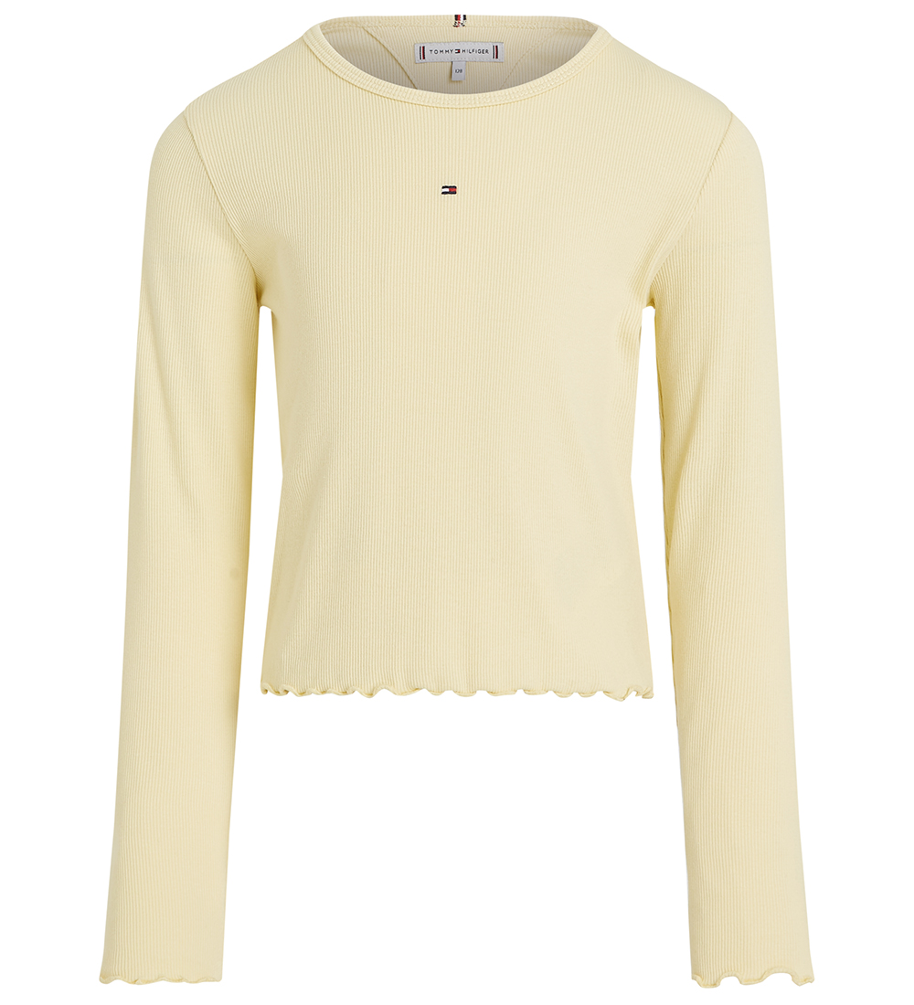 Tommy Hilfiger Bluse - Rib - Lemon Zest