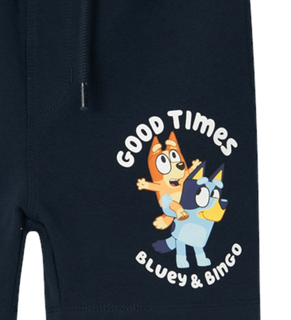 Name It Sweatshorts - NmmAkley Bluey - Dark Sapphire