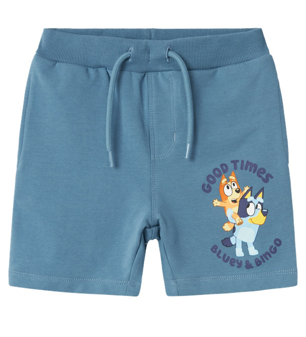 Name It Sweatshorts - NmmAkley Bluey  - Provincial Blue