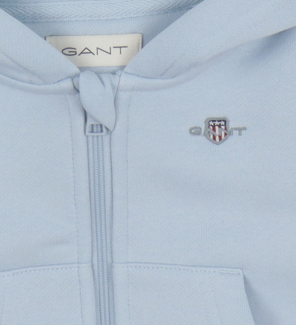 GANT Cardigan - Shield - Fresh Blue