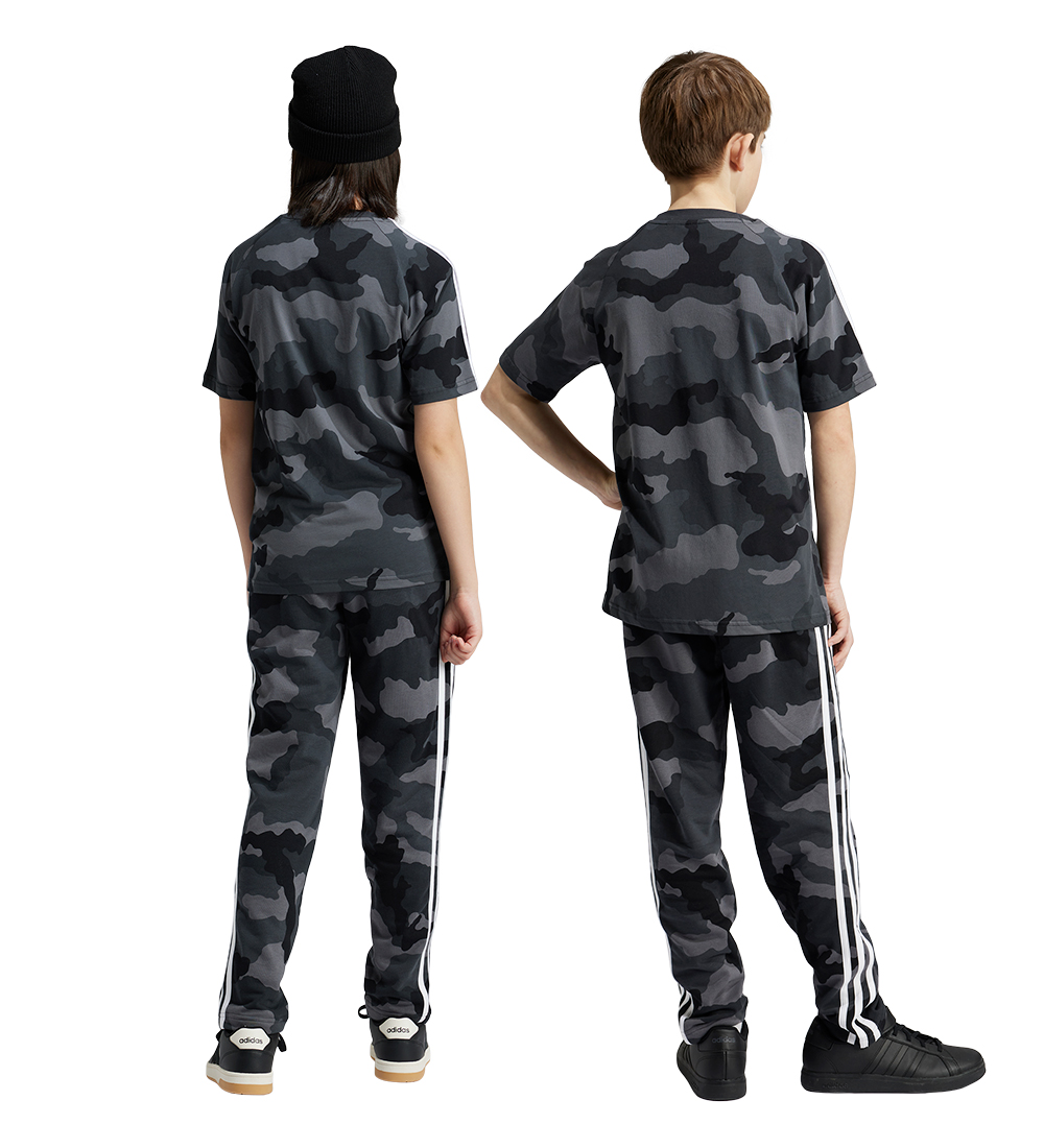 adidas Performance Sweatpants - J BL Camo FT PT - Grå/Sort