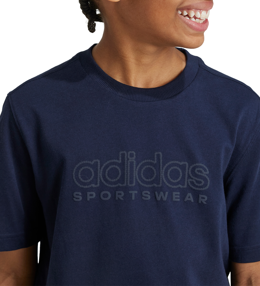 adidas Performance T-shirt - JSZN GFX - Blå