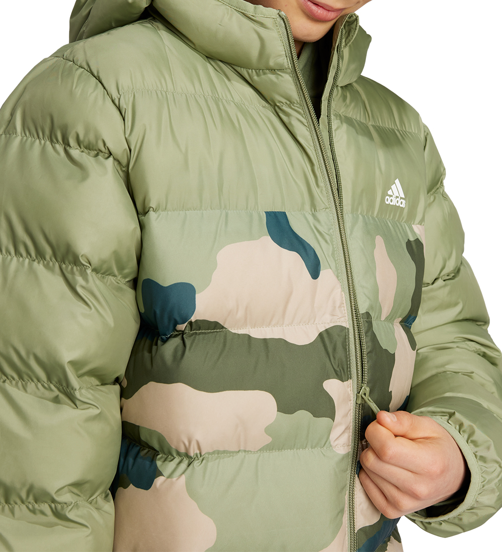 adidas Performance Dynejakke - Grøn m. Camouflage