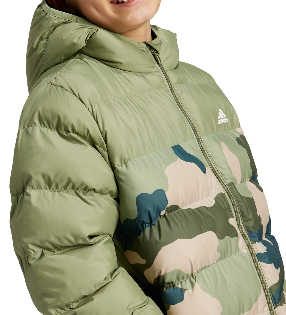 adidas Performance Dynejakke - Grøn m. Camouflage