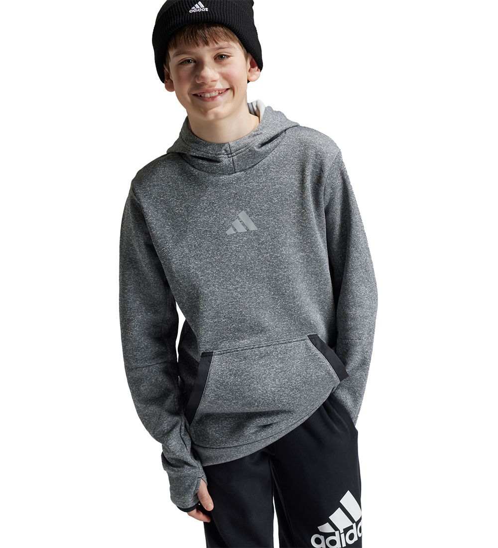 adidas Performance Hættetrøje - J PFL HD - Grå