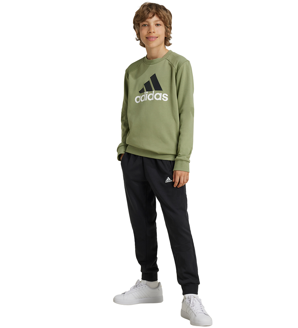 adidas Performance Sweatsæt - J BL FT TS - Grøn/Sort