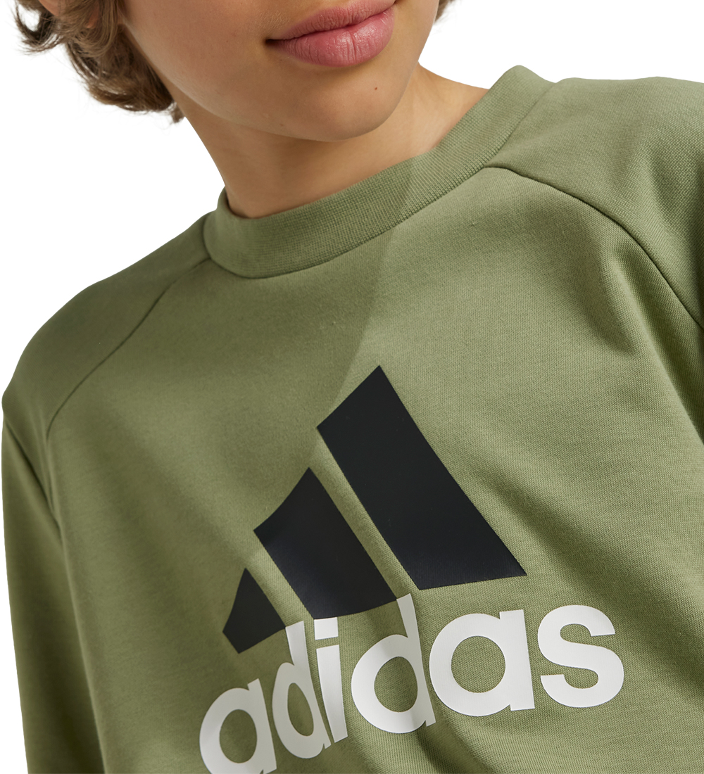 adidas Performance Sweatsæt - J BL FT TS - Grøn/Sort