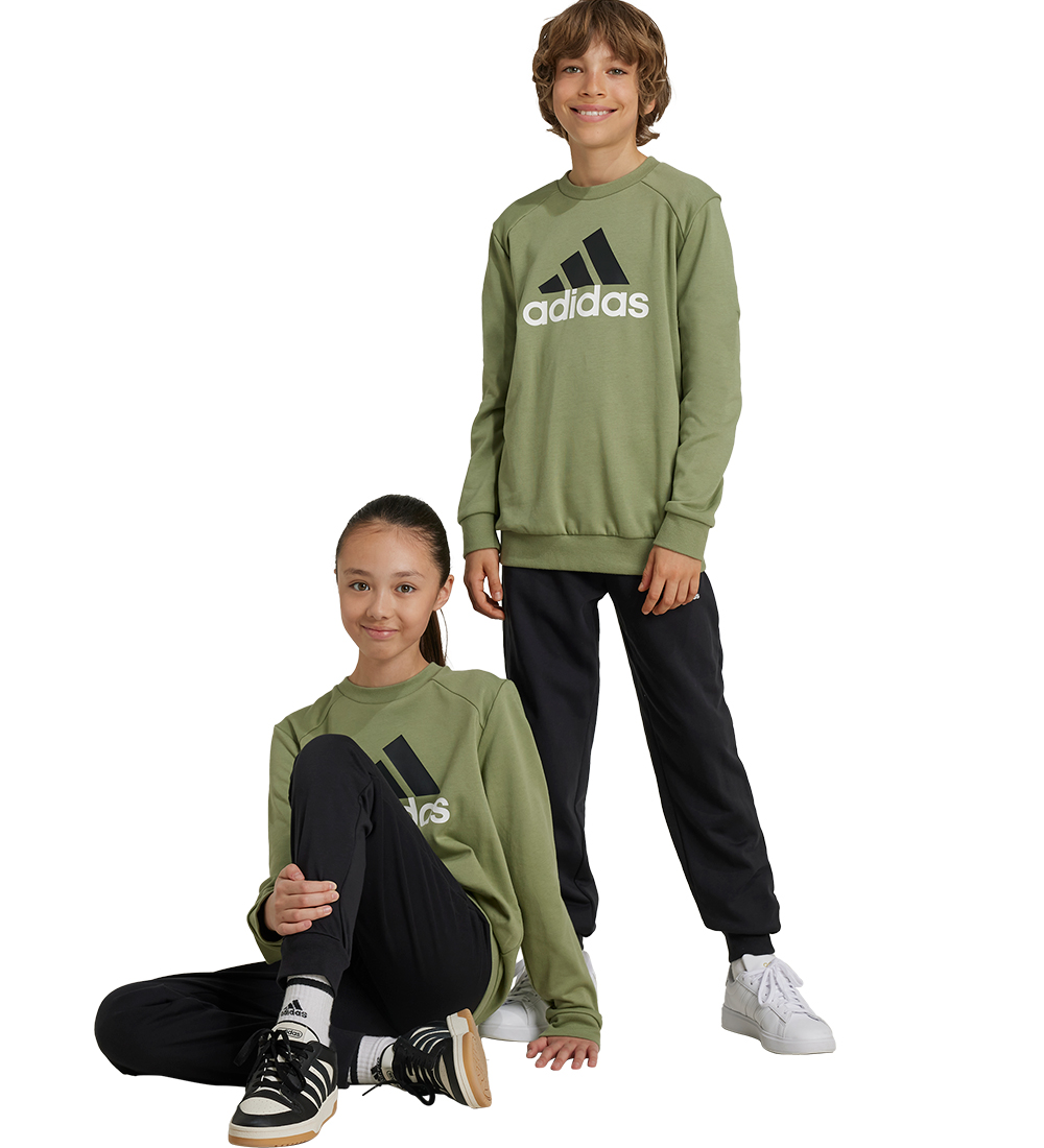 adidas Performance Sweatsæt - J BL FT TS - Grøn/Sort