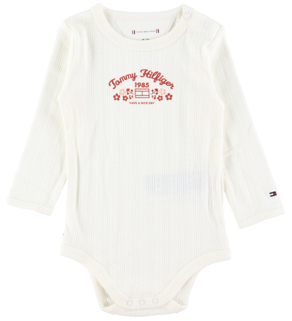 Tommy Hilfiger Gaveæske - Bodyer l/æ - 3-pak - Ancient White Flo