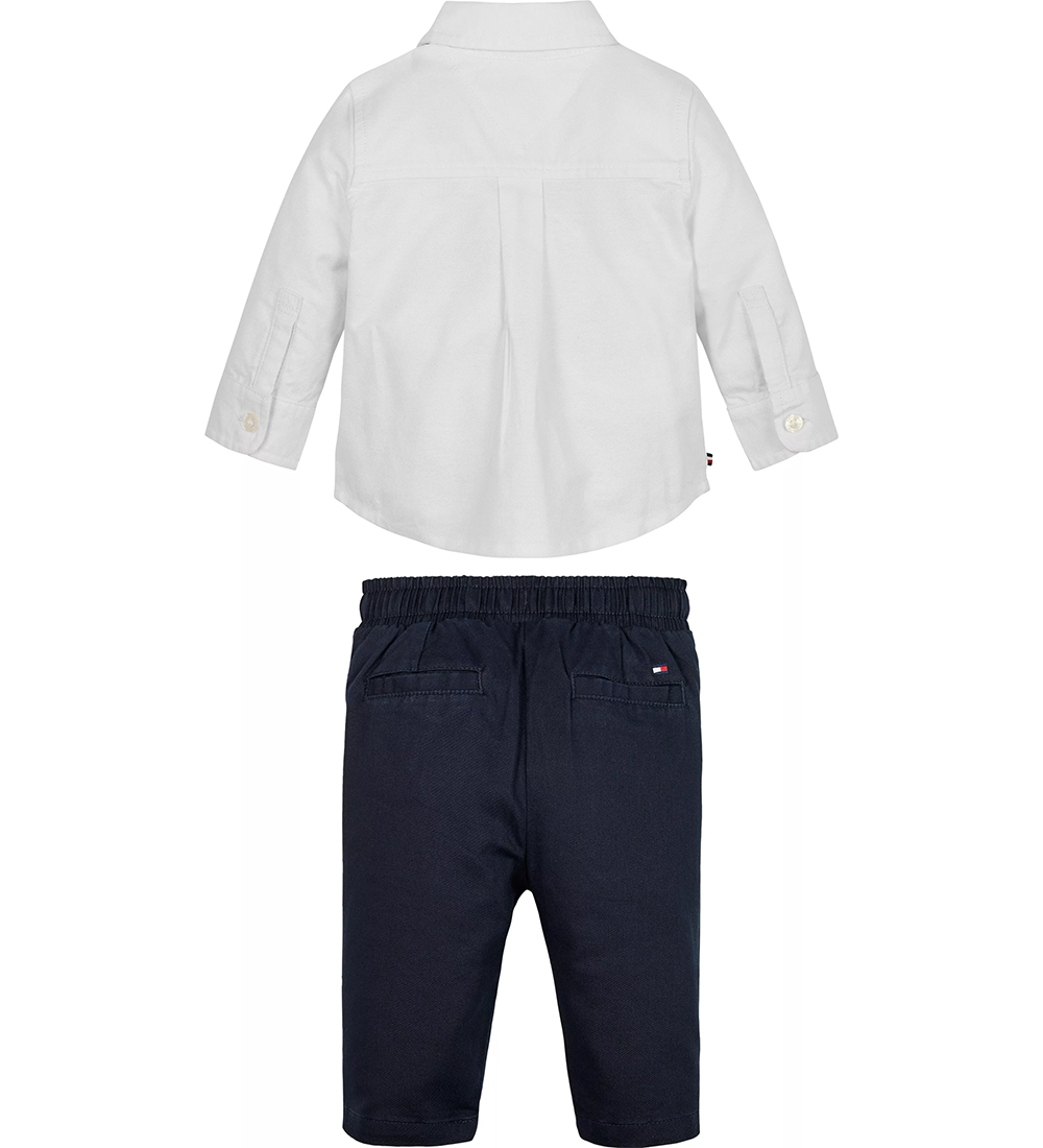 Tommy Hilfiger Gaveæske - Skjorte/Bukser - Hvid/Desert Sky