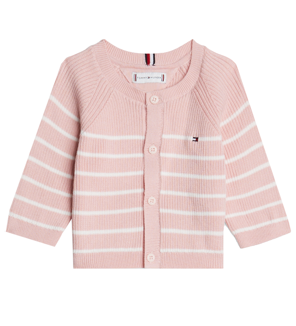 Tommy Hilfiger Gaveæske - Cardigan/Bukser - Strik - Soft Rose St