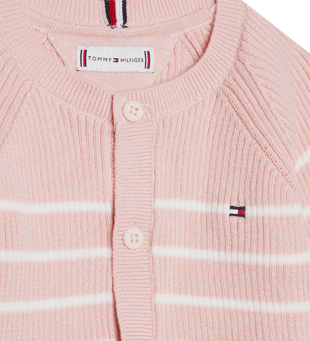 Tommy Hilfiger Gaveæske - Cardigan/Bukser - Strik - Soft Rose St