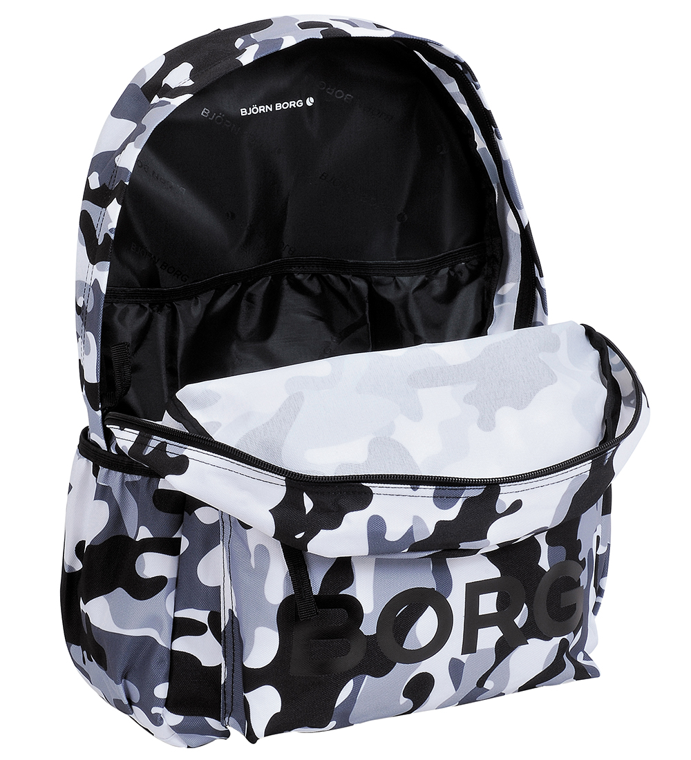 Björn Borg Rygsæk - Junior - Sort/Hvid Camouflage