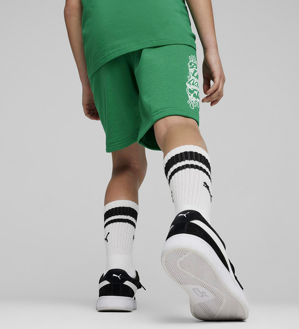 Puma Shorts - ESS+ MID 90s - Active Green