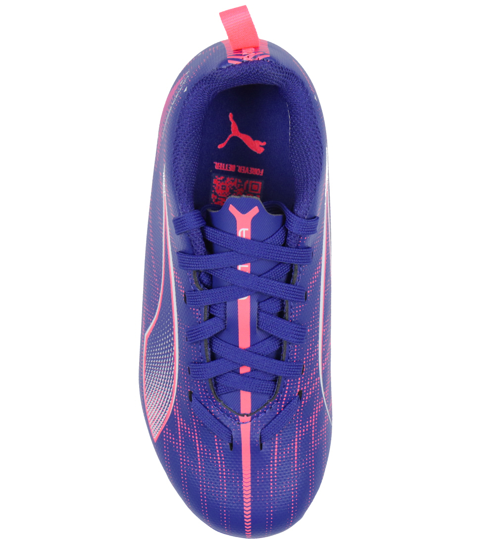 Puma Fodboldstøvler - Ultra 5 Play FG/AG Jr - Lapis Lazuli/Hvid