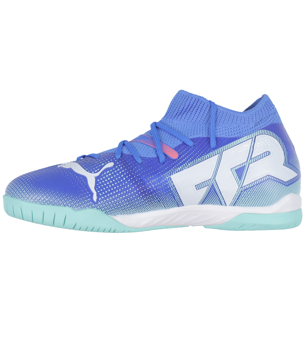 Puma Fodboldstøvler - Future 7 Match It Mid Jr - Bluemazing/Hvid