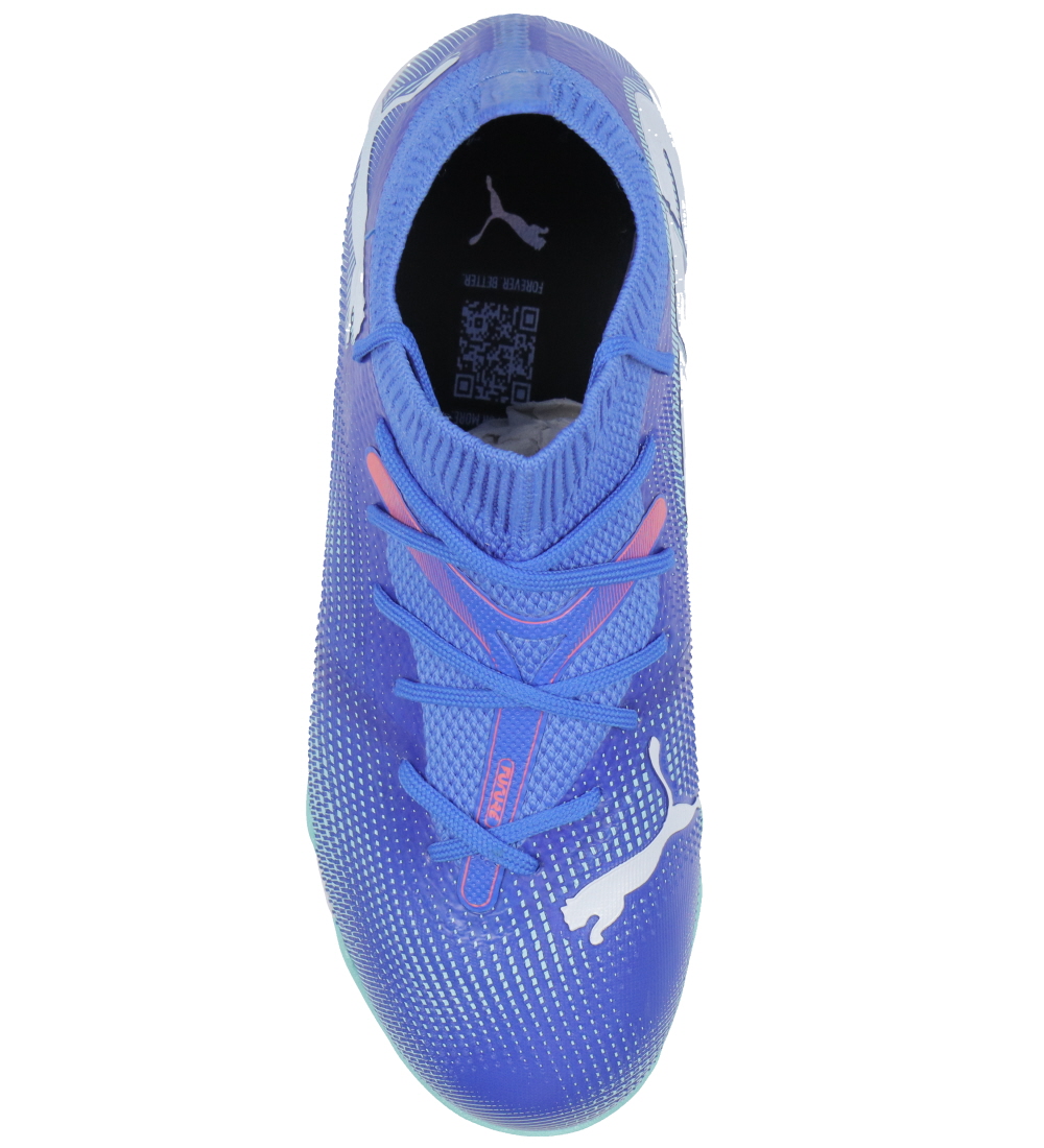 Puma Fodboldstøvler - Future 7 Match It Mid Jr - Bluemazing/Hvid