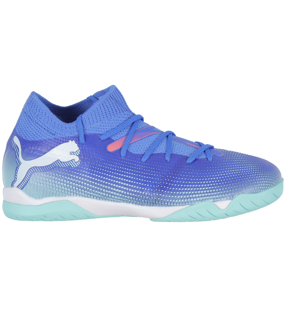 Puma Fodboldstøvler - Future 7 Match It Mid Jr - Bluemazing/Hvid